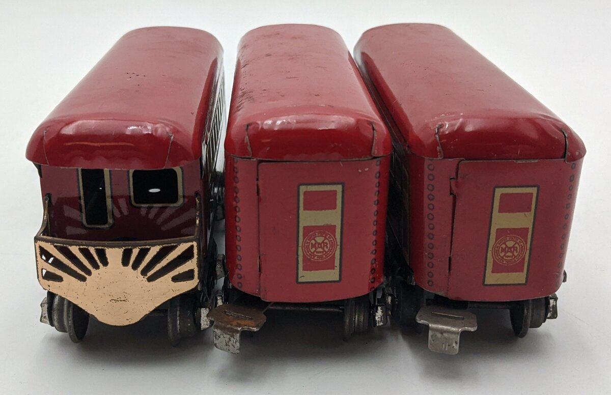 Marx Vintage Prewar O Gauge Passenger Cars [3]: Bogota, Montclair, & Observation VG