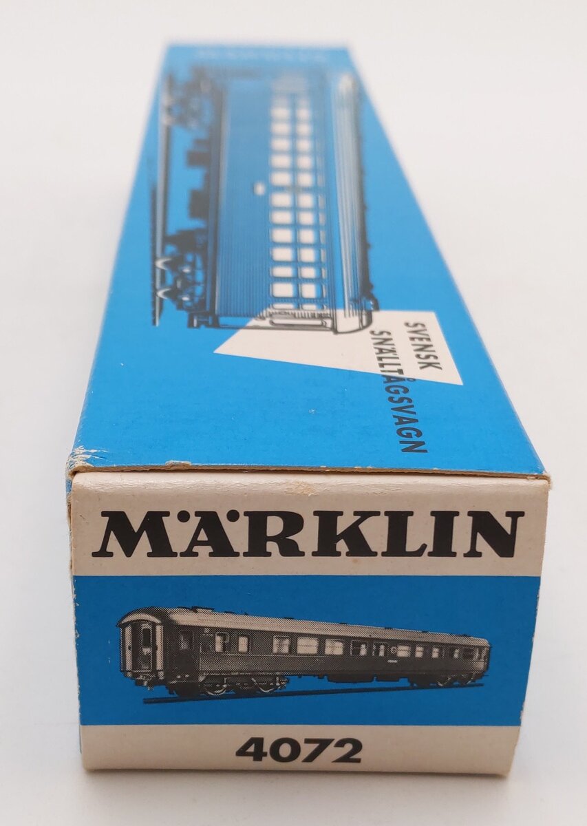 Marklin 4072 HO Scale Passenger Car VG/Box