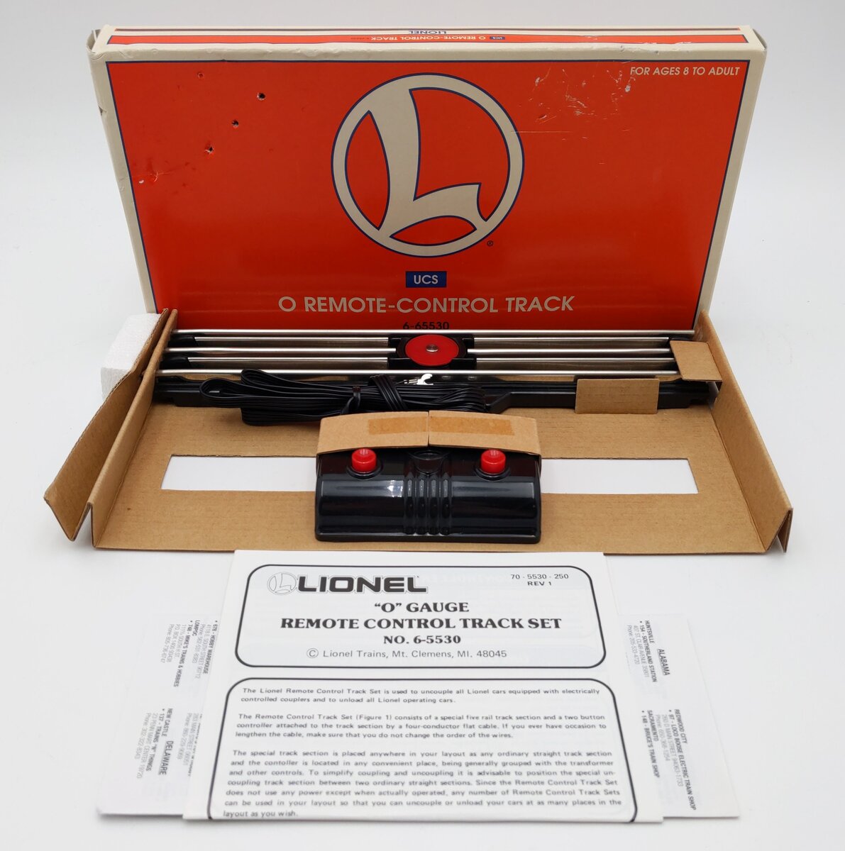 Lionel 6-65530 0 Gauge UCS Remote Control Track LN/Box