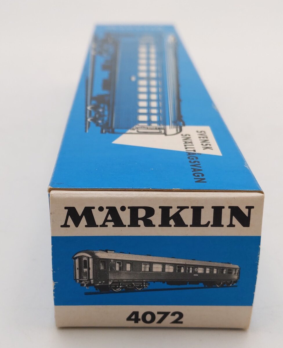 Marklin 4072 HO Scale SJ Passenger Car EX/Box