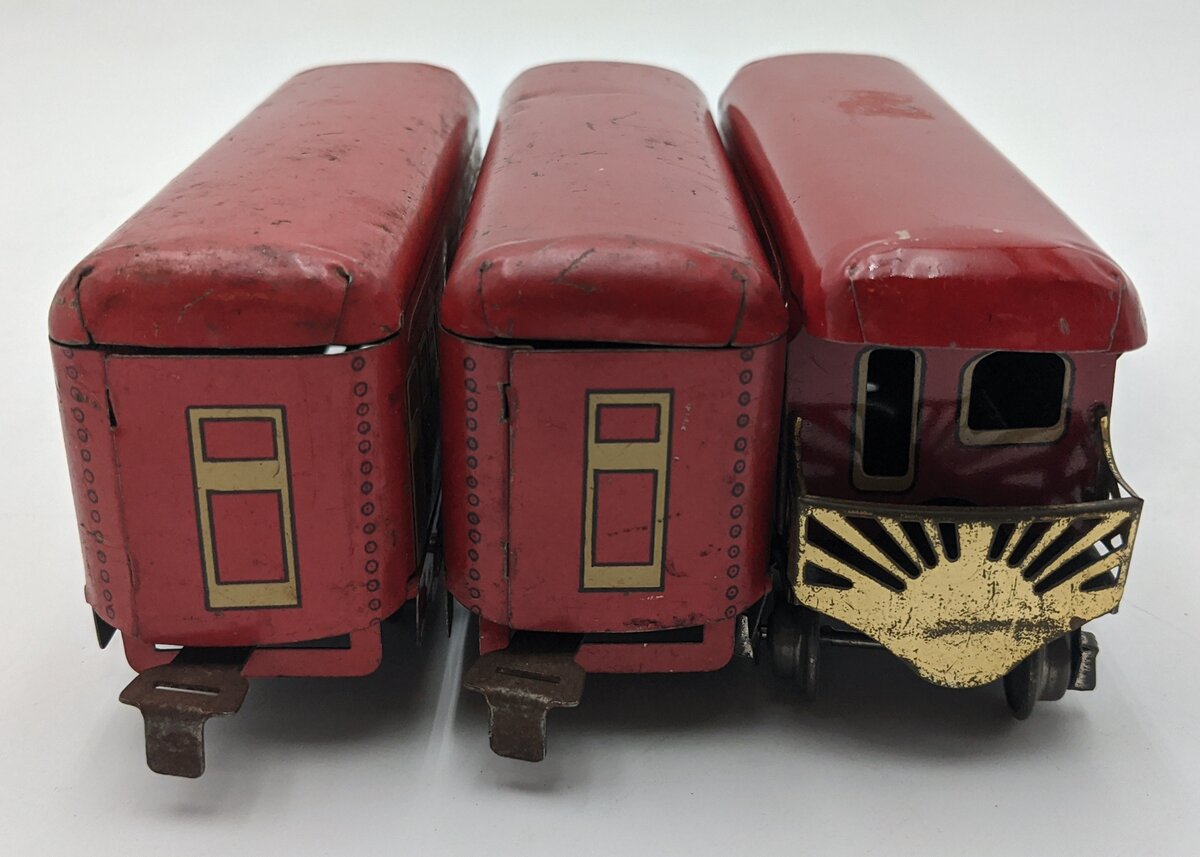Marx Vintage Prewar O Gauge Passenger Cars [3]: Bogota, Montclair, & Observation VG