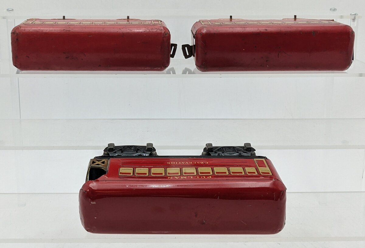 Marx Vintage Prewar O Gauge Passenger Cars [3]: Bogota, Montclair, & Observation VG