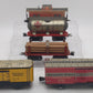 Marx Vintage O Freight Cars: 20102, 10969, 37956, 553 [5] VG