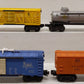 Lionel Vintage O Gauge Freight Cars: 63132, 3424, 6656, 2456 [4] VG