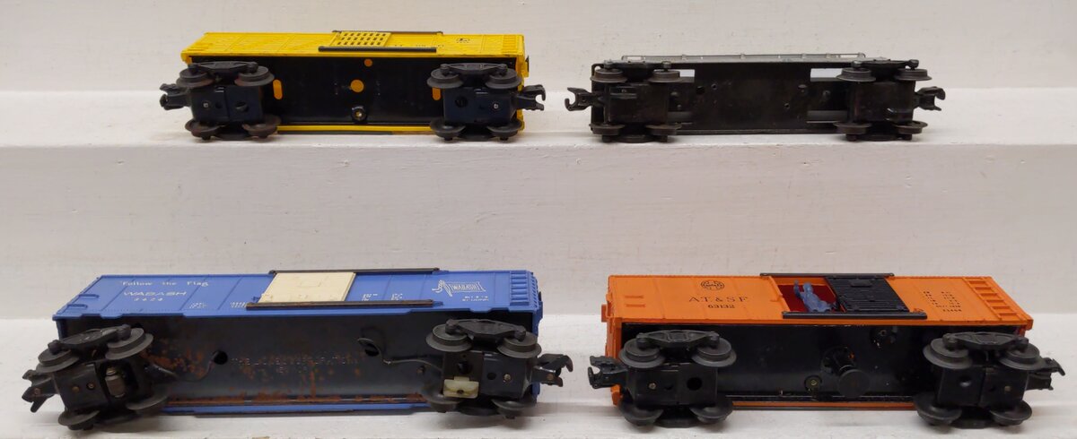 Lionel Vintage O Gauge Freight Cars: 63132, 3424, 6656, 2456 [4] VG