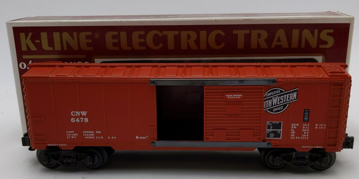 K-Line K6478 O Gauge Chicago & North Western Classic Boxcar EX/Box