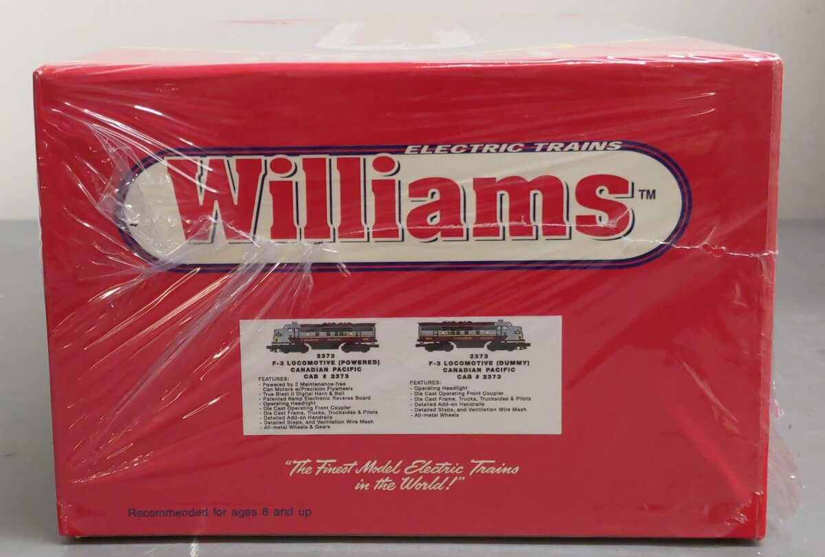 Williams 2373 O Gauge Canadian Pacific F-3 AA Diesel Locomotive Set EX/Box