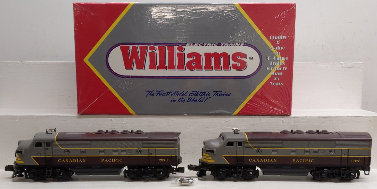 Williams 2373 O Gauge Canadian Pacific F-3 AA Diesel Locomotive Set EX/Box