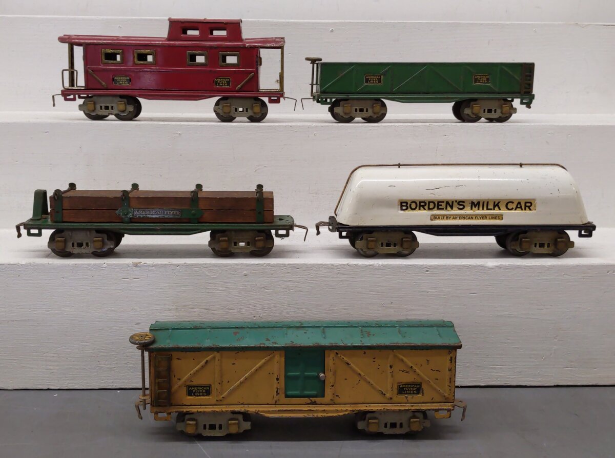 American Flyer Vintage O Gauge Freight Cars [5] VG