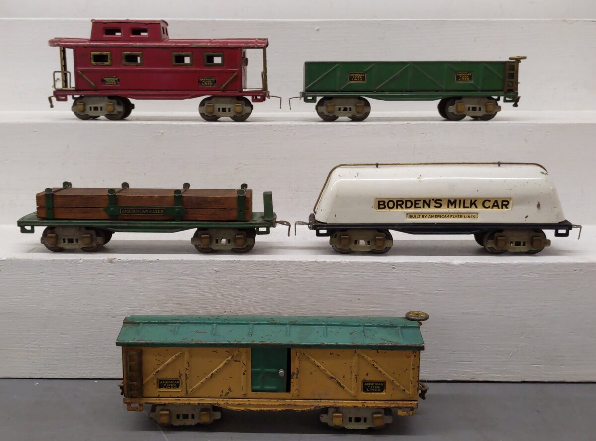 American Flyer Vintage O Gauge Freight Cars [5] VG