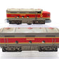 Marx 81F Vintage O Monon AB Diesel Locomotive Set VG