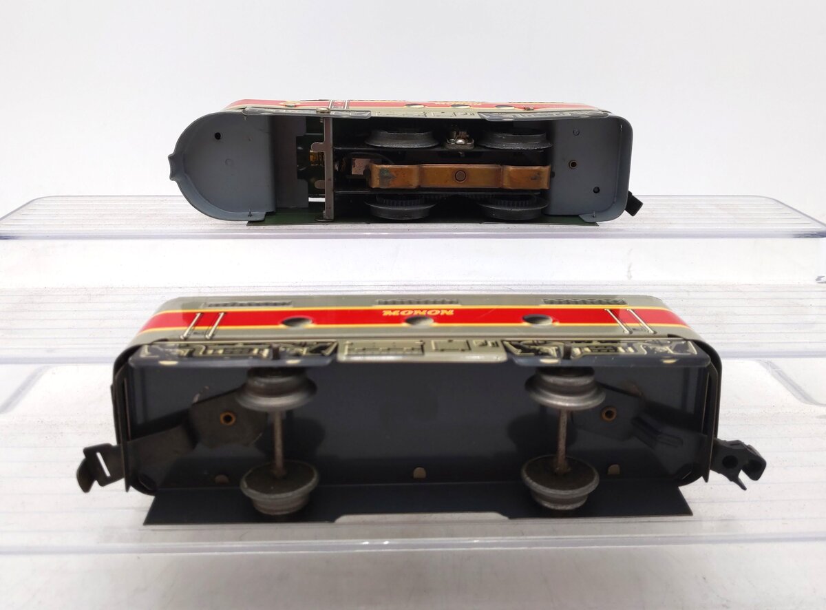 Marx 81F Vintage O Monon AB Diesel Locomotive Set VG