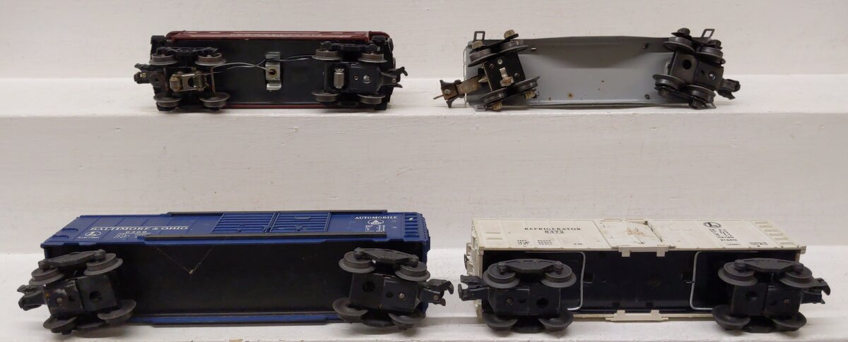 Lionel Vintage O Gauge Freight Cars: 6437, 6468, 6472, 6121 [4] EX