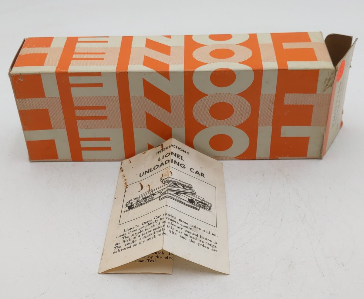 Lionel 3362/3364 Vintage O Gauge Orange Hagerstown Empty Box VG/Box
