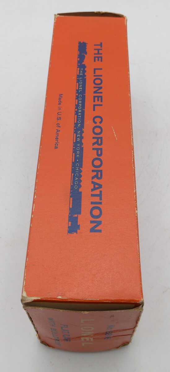 Lionel 6816 O Vintage Flatcar w/Bulldozer Empty Box Only VG/Box