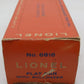 Lionel 6816 O Vintage Flatcar w/Bulldozer Empty Box Only VG/Box