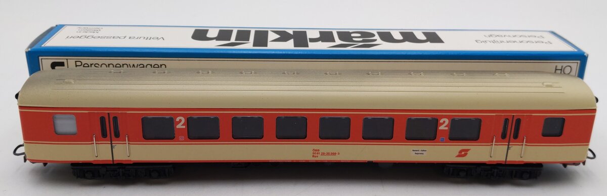 Marklin 4034 HO Scale SBB CFF Passenger Car EX/Box