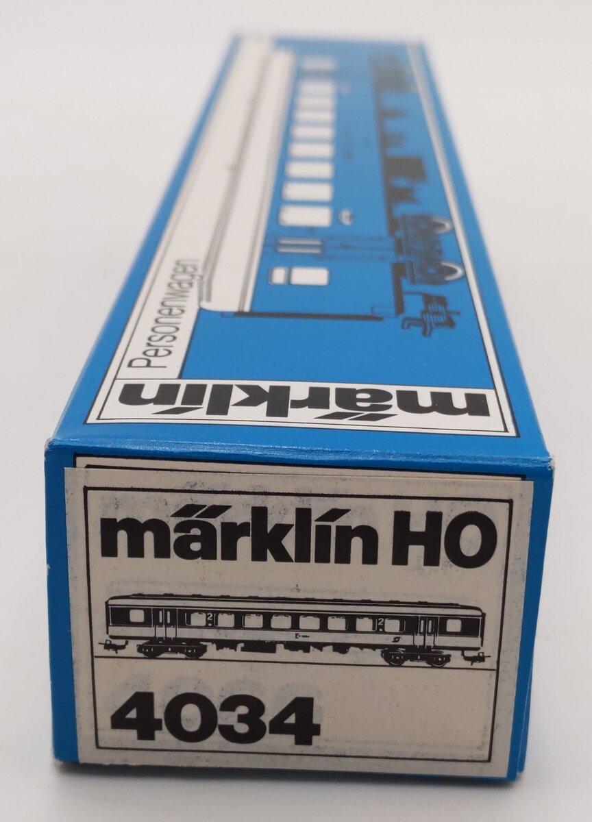 Marklin 4034 HO Scale SBB CFF Passenger Car EX/Box