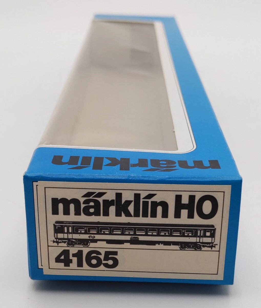 Marklin 4165 HO Scale 2nd Class Intercity Passenger Car #50 84 20-70-813-5 EX/Box