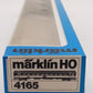 Marklin 4165 HO Scale 2nd Class Intercity Passenger Car #50 84 20-70-813-5 EX/Box