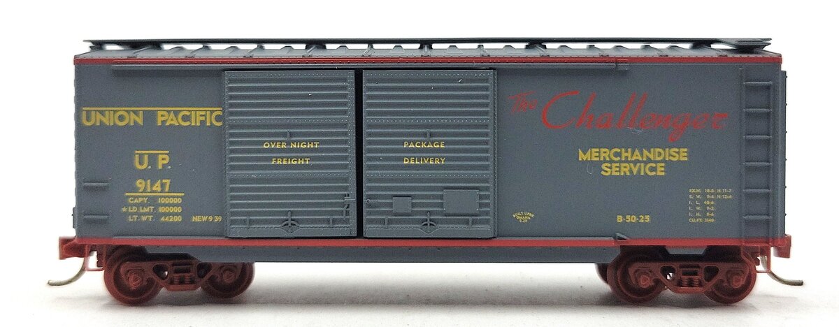 Micro-Trains 02300230 N Union Pacific 40' Standard Double Door Boxcar #9147 LN/Box