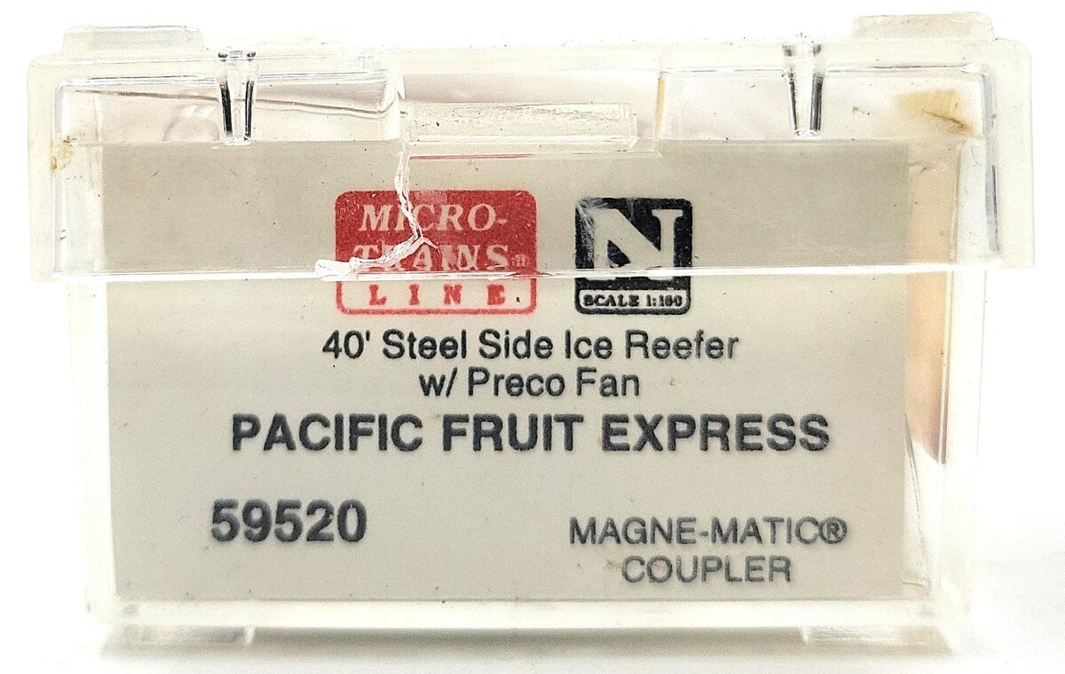 Micro-Trains 05900520 N Pacific Fruit Express 40' Steel Side Ice Reefer #41507 LN/Box