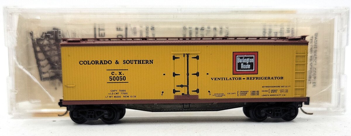 Micro-Trains 04900370 N Colorado & Southern 40' Double Sheathed Reefer #50050 EX/Box