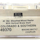 Micro-Trains 04900370 N Colorado & Southern 40' Double Sheathed Reefer #50050 EX/Box