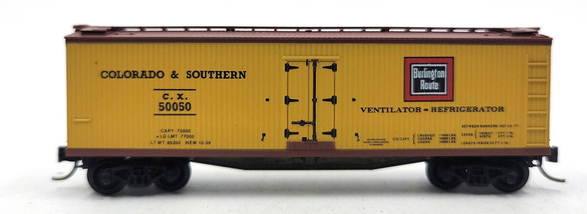 Micro-Trains 04900370 N Colorado & Southern 40' Double Sheathed Reefer #50050 EX/Box
