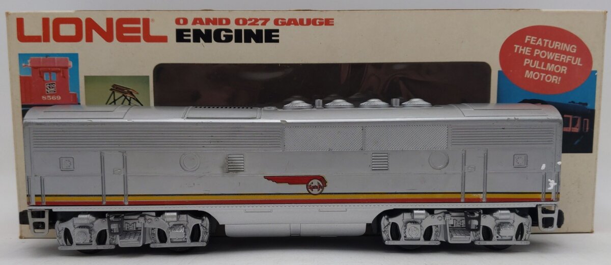 Lionel 6-8777 O Gauge Santa Fe F3 B Unit Non-Powered Diesel Locomotive EX/Box