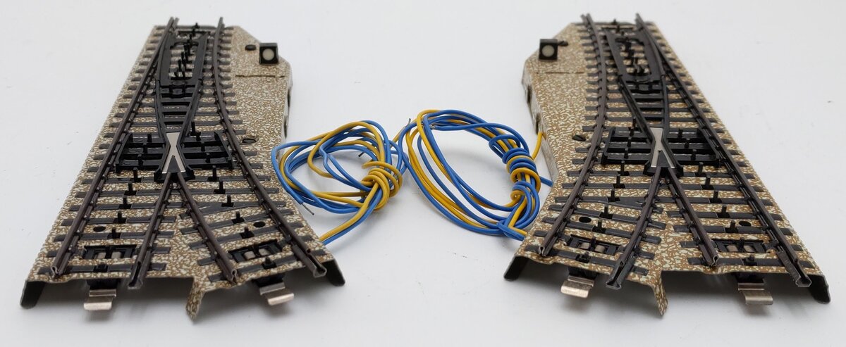Marklin 5202 HO Scale Left & Right Remote Switch Pair EX/Box