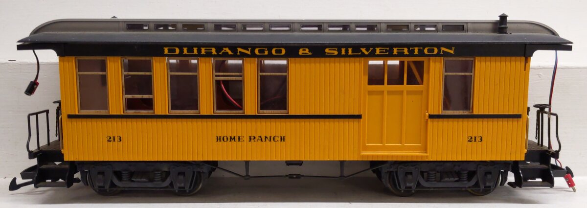 LGB 35810 G Scale Durango & Silverton Passenger Car #213 EX