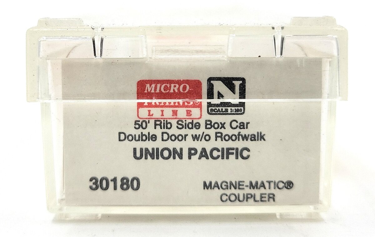 Micro-Trains 03000180 N Union Pacific 50' Double Door Rib Side Boxcar #300305 LN/Box