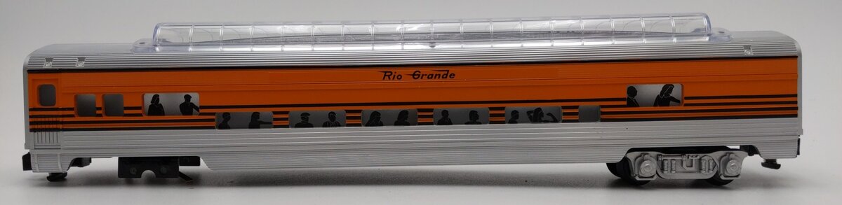 American Flyer 6-49943 S Gauge Rio Grand Streamliner Full Vista Dome Car #1253 VG/Box