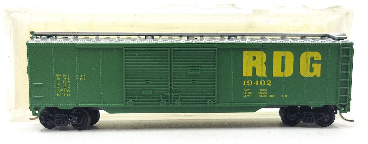 Atlas 3606 N Scale Reading Boxcar #19402 LN/Box