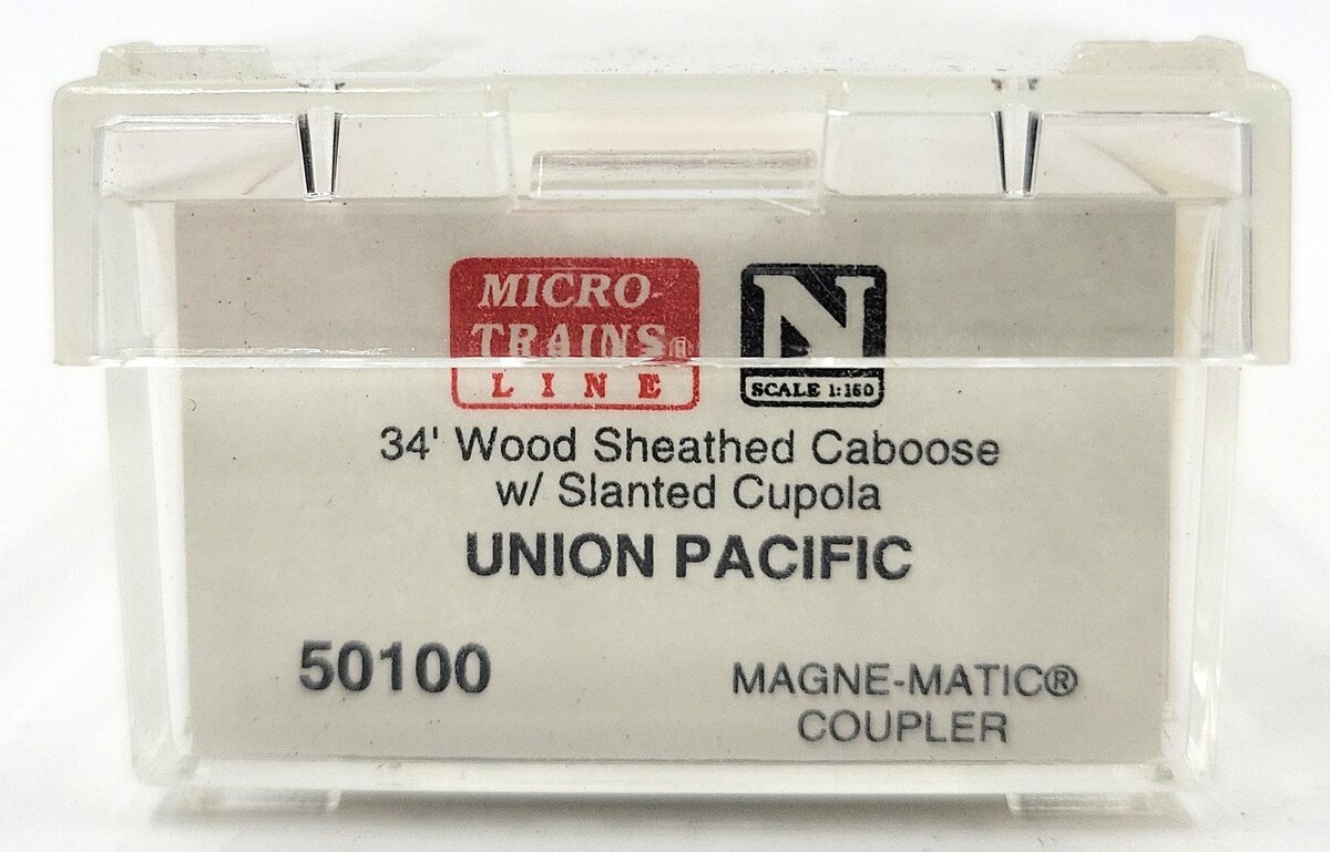 Micro-Trains 05000100 N Union Pacific 34' Wood Sheathed Caboose #3246 LN/Box