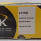 Lionel 6-21191 Southern O Gauge Boxcar EX/Box