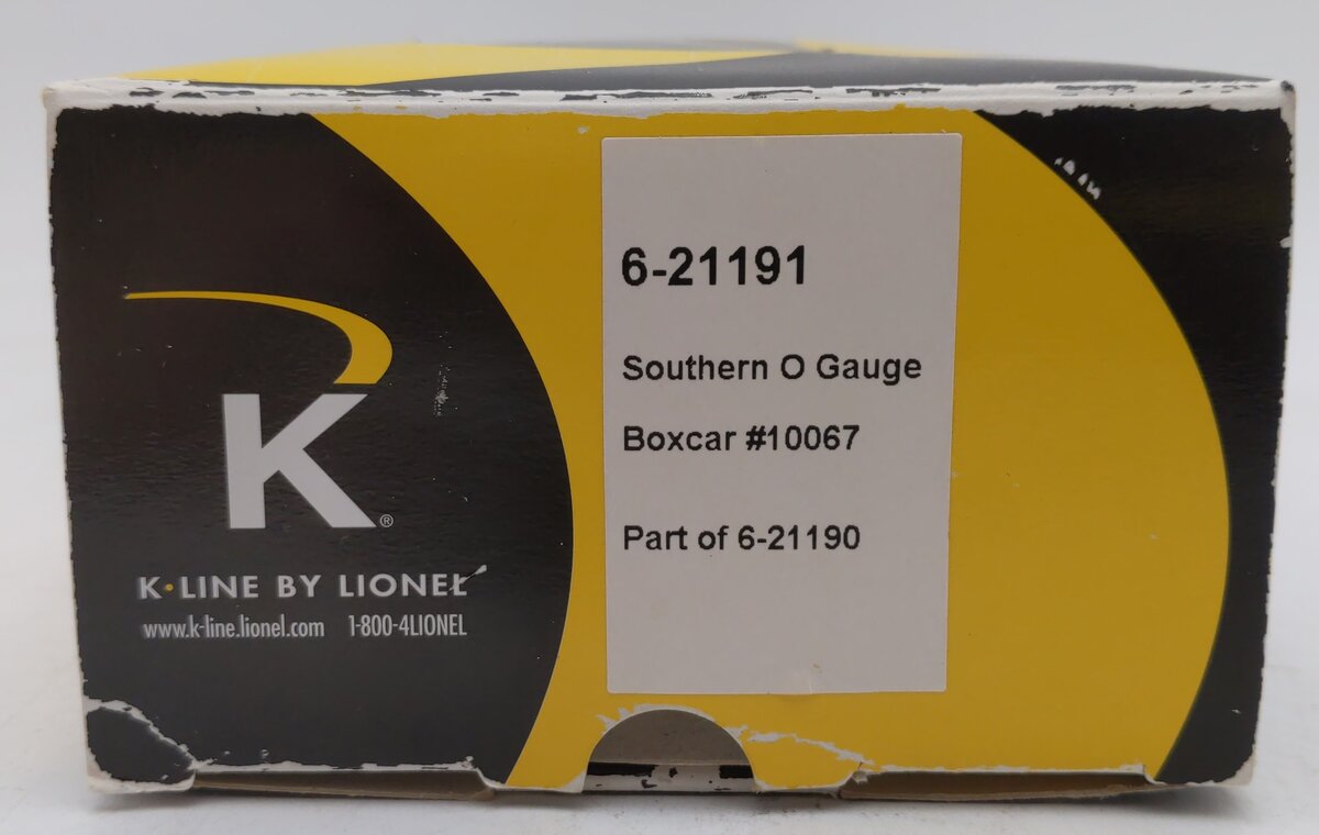 Lionel 6-21191 Southern O Gauge Boxcar EX/Box