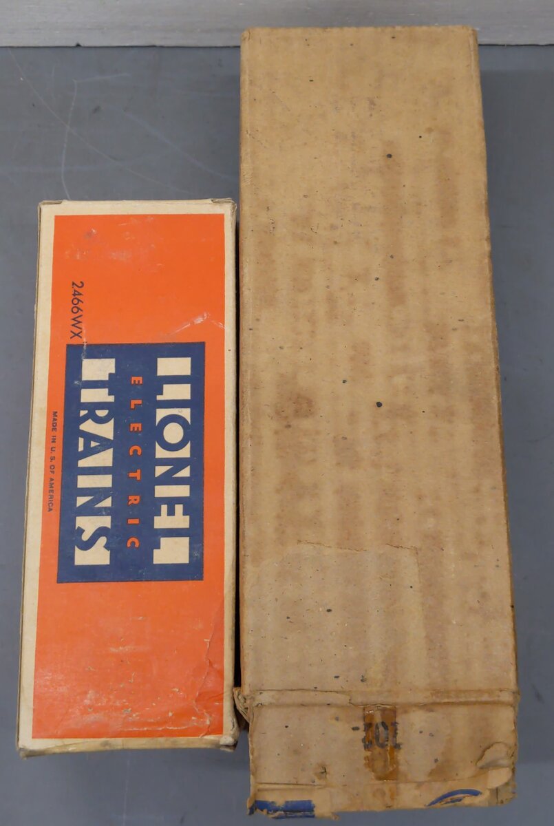 Lionel 2025 Vintage O 2-6-2 Diecast Steam Locomotive w/2466WX Tender Box Only VG/Box