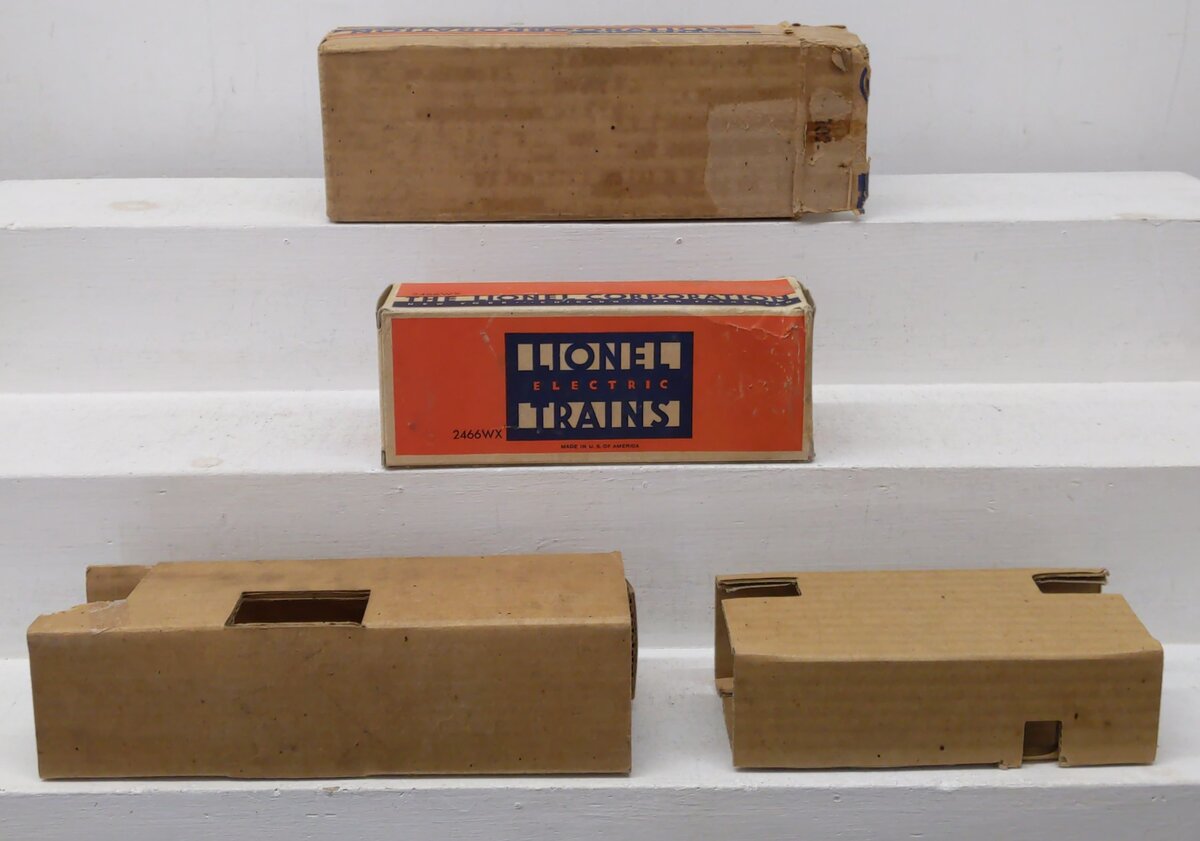 Lionel 2025 Vintage O 2-6-2 Diecast Steam Locomotive w/2466WX Tender Box Only VG/Box