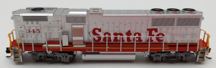 Fox Valley Models 70604 N Scale ATSF GP60B Diesel Locomotive #345 with DCC EX/Box