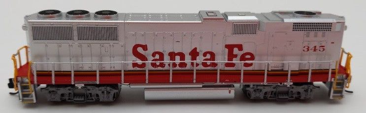 Fox Valley Models 70604 N Scale ATSF GP60B Diesel Locomotive #345 with DCC EX/Box