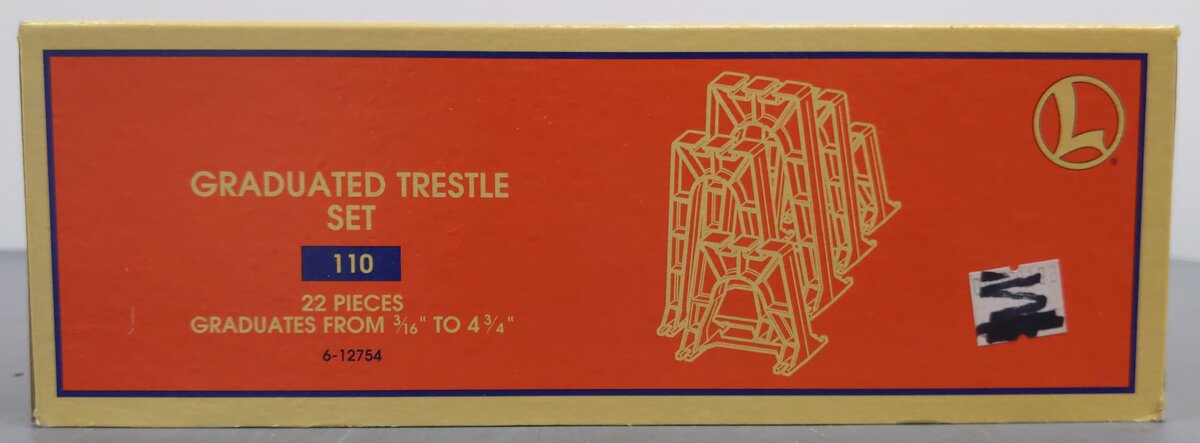 Lionel 6-12754 O & O27 Graduated Trestle Set EX/Box