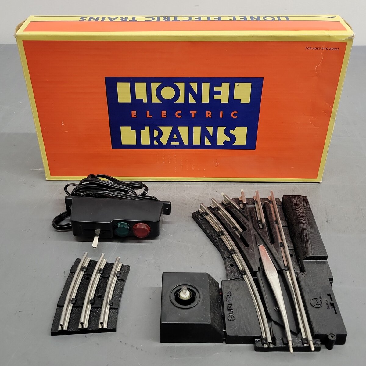 Lionel 6-23010 O Gauge O-31 Left Hand Remote Control Switch Turnout VG/Box