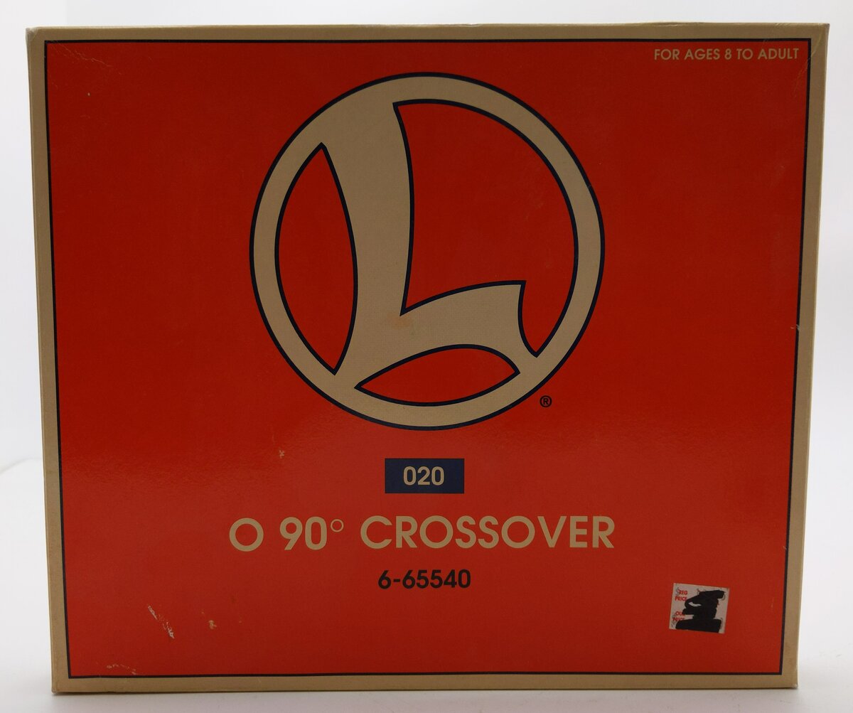 Lionel 6-65540 O Gauge 90 Degree Crossover LN/Box