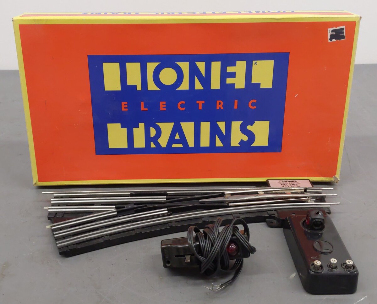 Lionel 6-5166 O Gauge O72 Left Hand Remote Switch/Turnout EX/Box