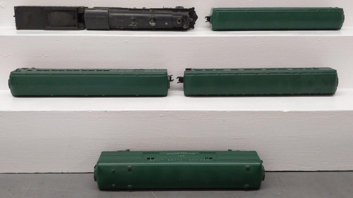 American Flyer K5436T Vintage S Meteor Steam Passenger Set/Box