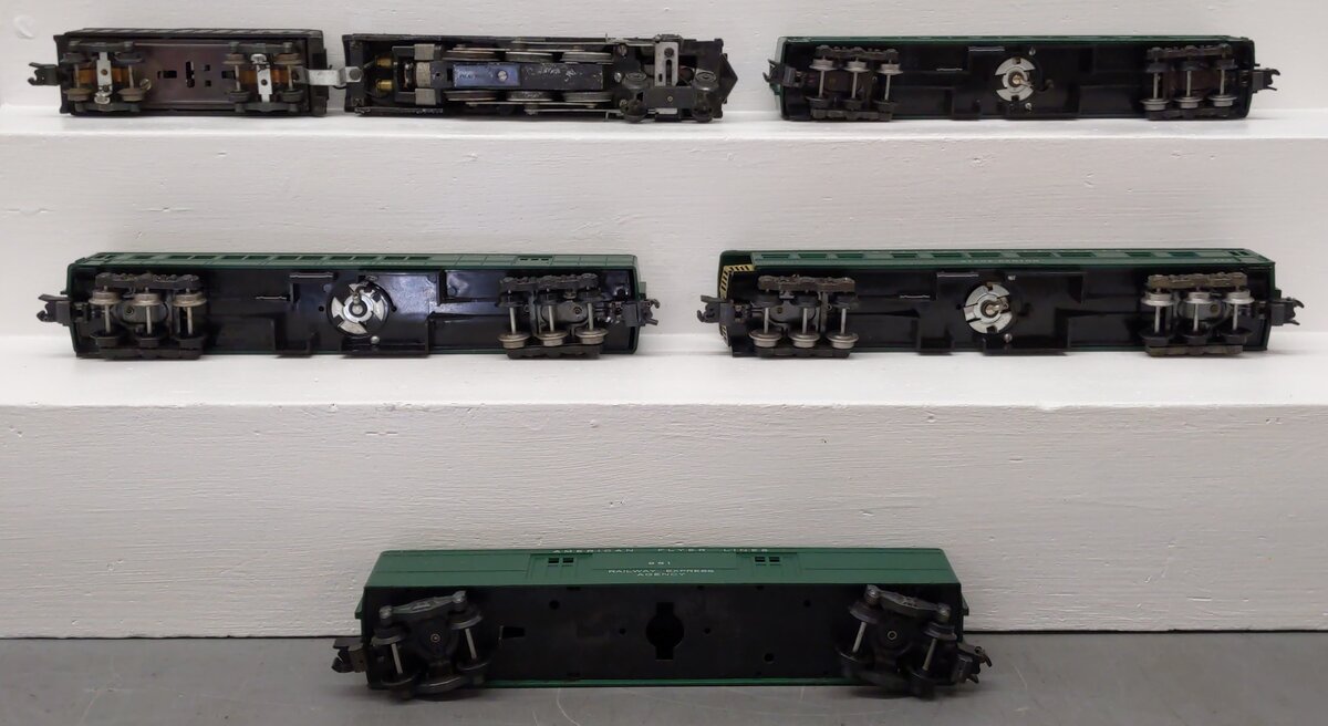 American Flyer K5436T Vintage S Meteor Steam Passenger Set/Box