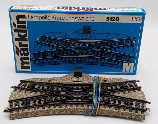 Marklin 5128 HO Scale Double Slip Switch EX/Box – Trainz