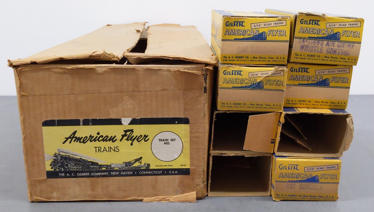 American Flyer K5358W Vintage S Challenger Set VG/Box